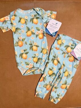 Copper Pearl Onesie and Pants 6-12M NWT